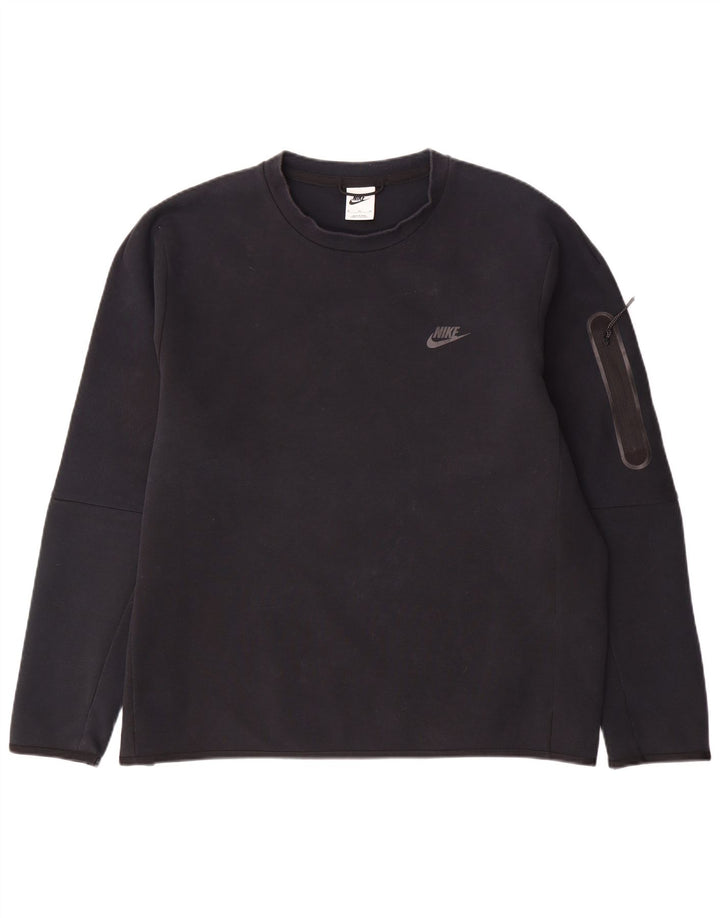 Nike Herren Sweatshirt Pullover XL Schwarz Baumwolle Sport