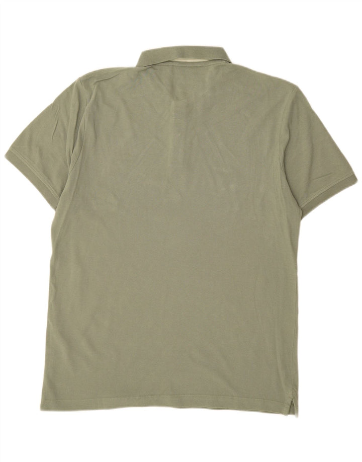 S.Oliver Herren-Poloshirt, groß, grüne Baumwolle