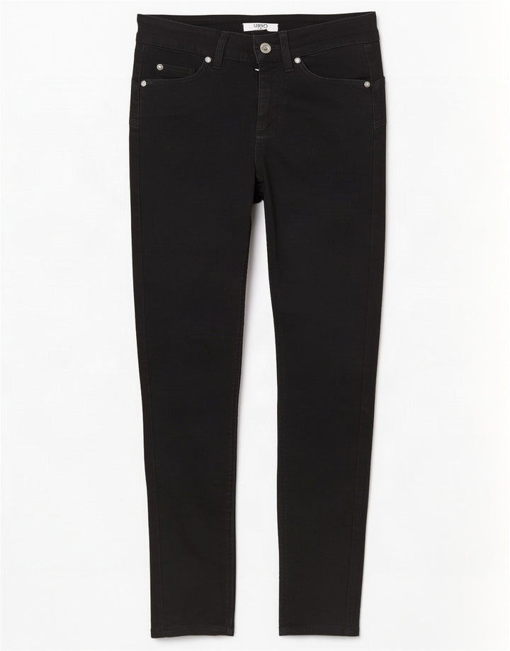 Liu Jo Damen Skinny Jeans W22 L26 Schwarz
