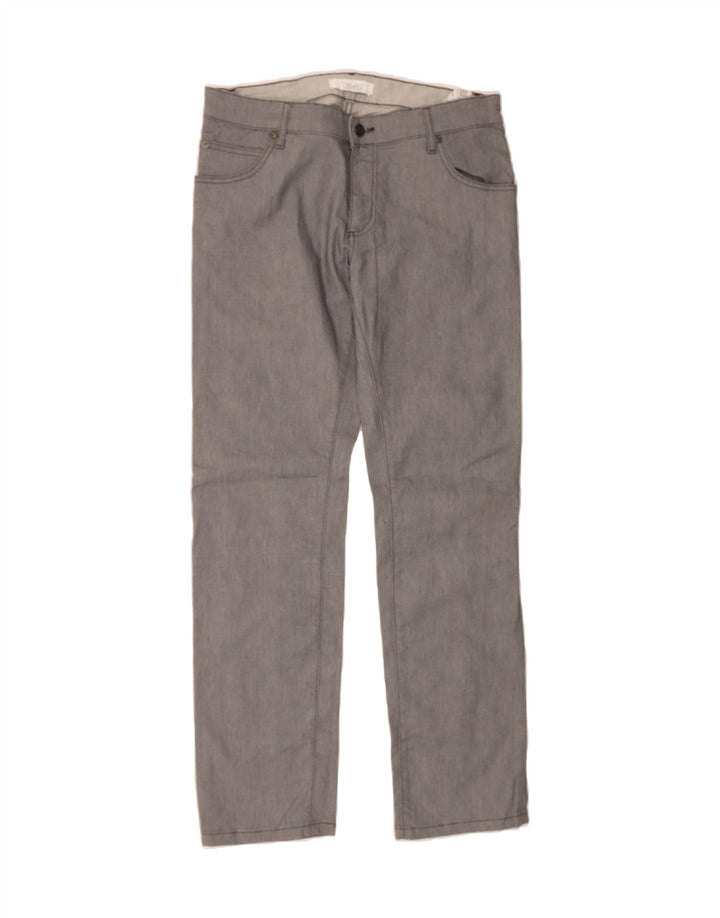 ZARA Mens Straight Jeans EU 42 Large W32 L32 Grey Cotton Vintage Zara and Second-Hand Zara from Messina Hembry 