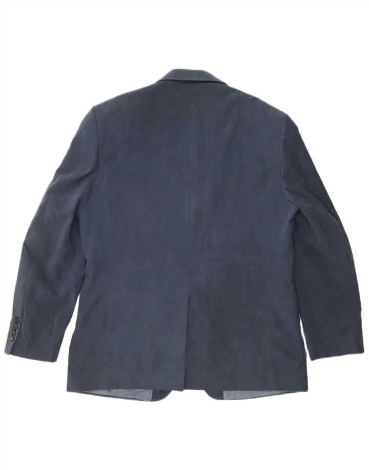 Marks & Spencer Herren-Blazer mit 2 Knöpfen, UK 38, Mittelblau, Polyester