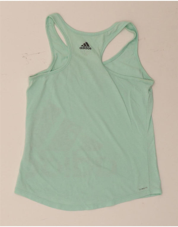 Adidas Damen Climalite Graphic Vest Top UK 4/6 XS Grün