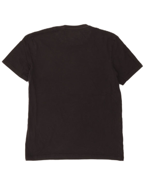 Lyle & Scott Herren T-Shirt Top Small Schwarz Baumwolle