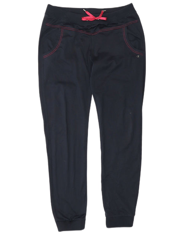 Champion Damen-Trainingshose, Jogginghose, groß, Marineblau, Polyester, Sport