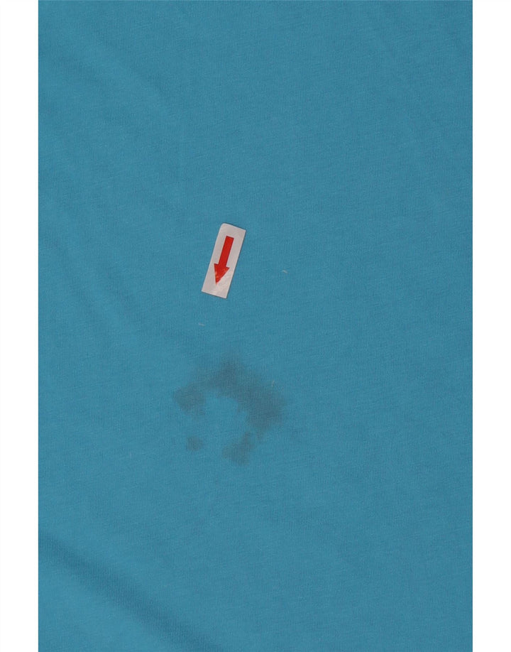 Nike Herren T-Shirt Top XL Blau Baumwolle