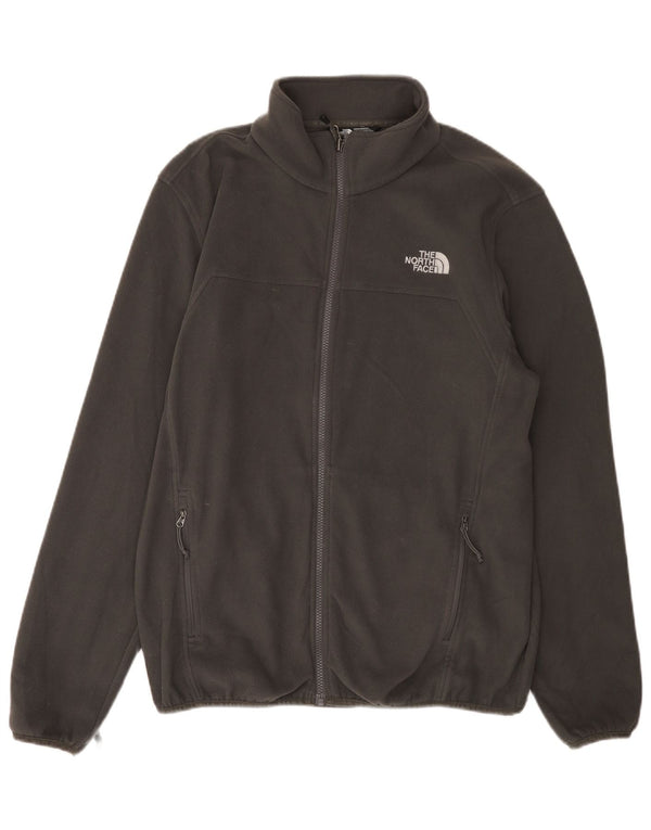 THE NORTH FACE Herren Fleecejacke UK 40 Large Grau Polyester