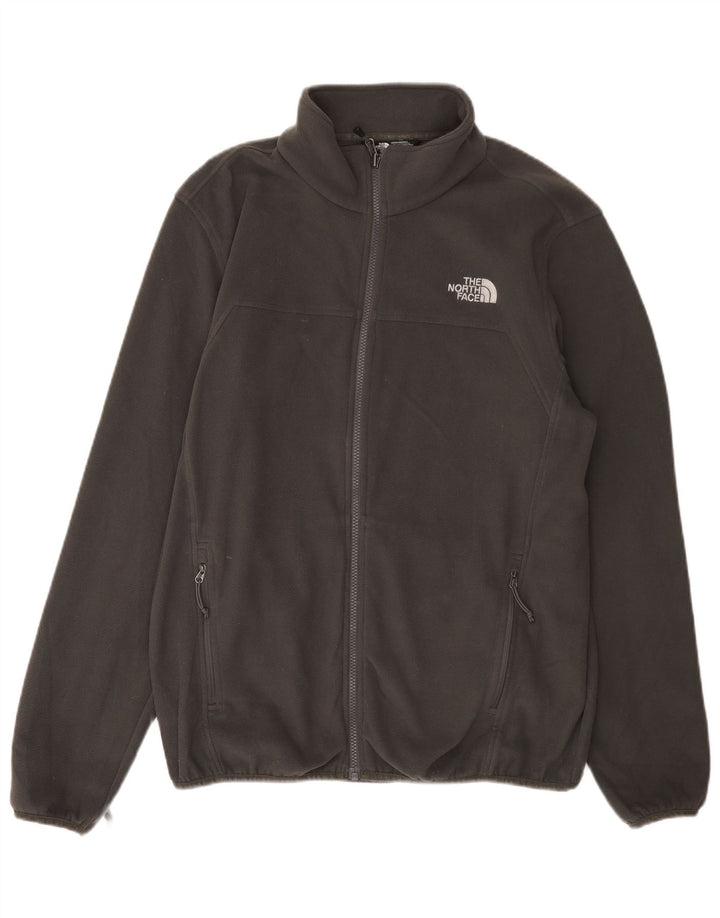 THE NORTH FACE Herren Fleecejacke UK 40 Large Grau Polyester