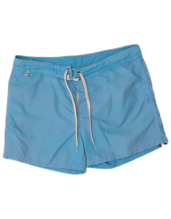 Sundek Herren-Badeshorts aus mittelblauem Polyester
