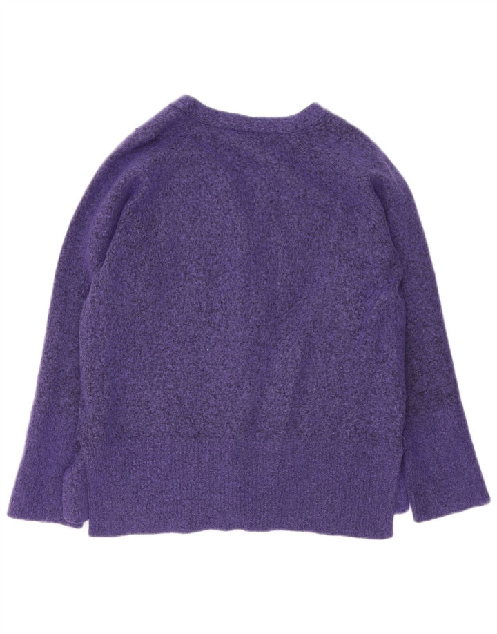 Marks & Spencer Damen-Strickjacke „Autograph“, Gr. 14, Mittelviolett