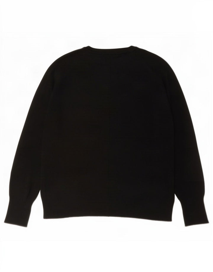 Zara Damen-Pullover mit Rundhalsausschnitt, Gr. 14, mittelschwarz
