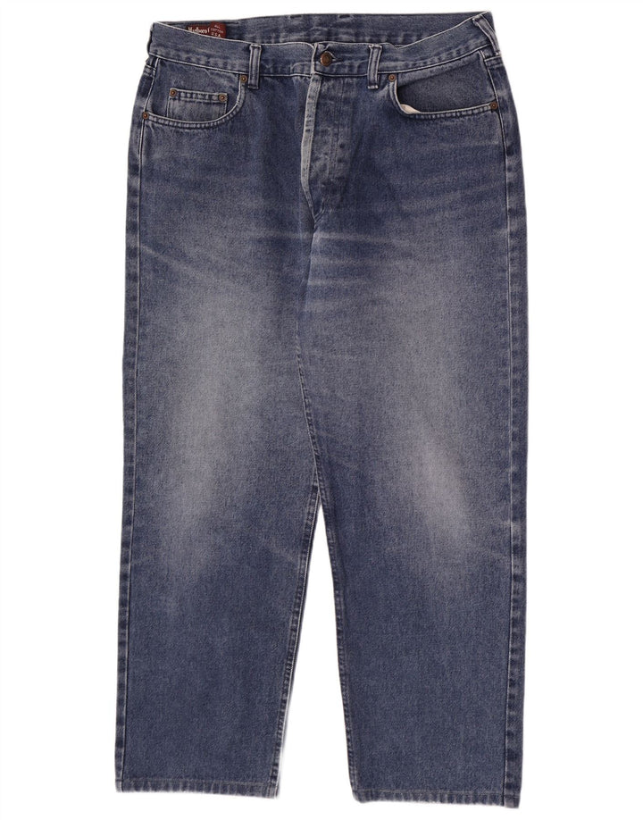 Marlboro Classics Herren-Loose-Jeans W38 L28 Blaue Baumwolle