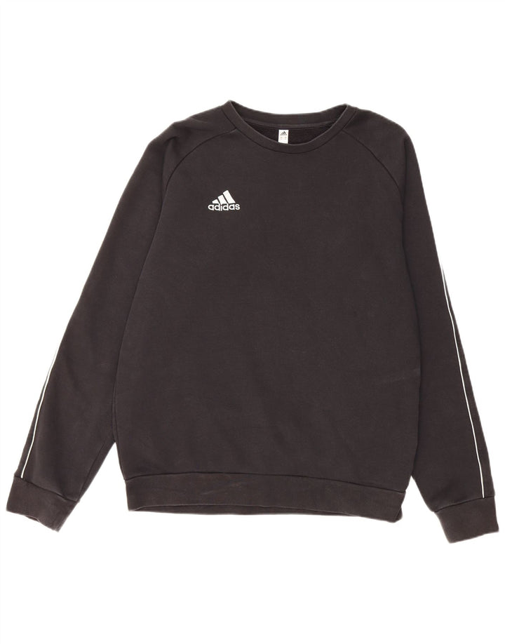 ADIDAS Herren Sweatshirt Pullover Medium Schwarz Baumwolle