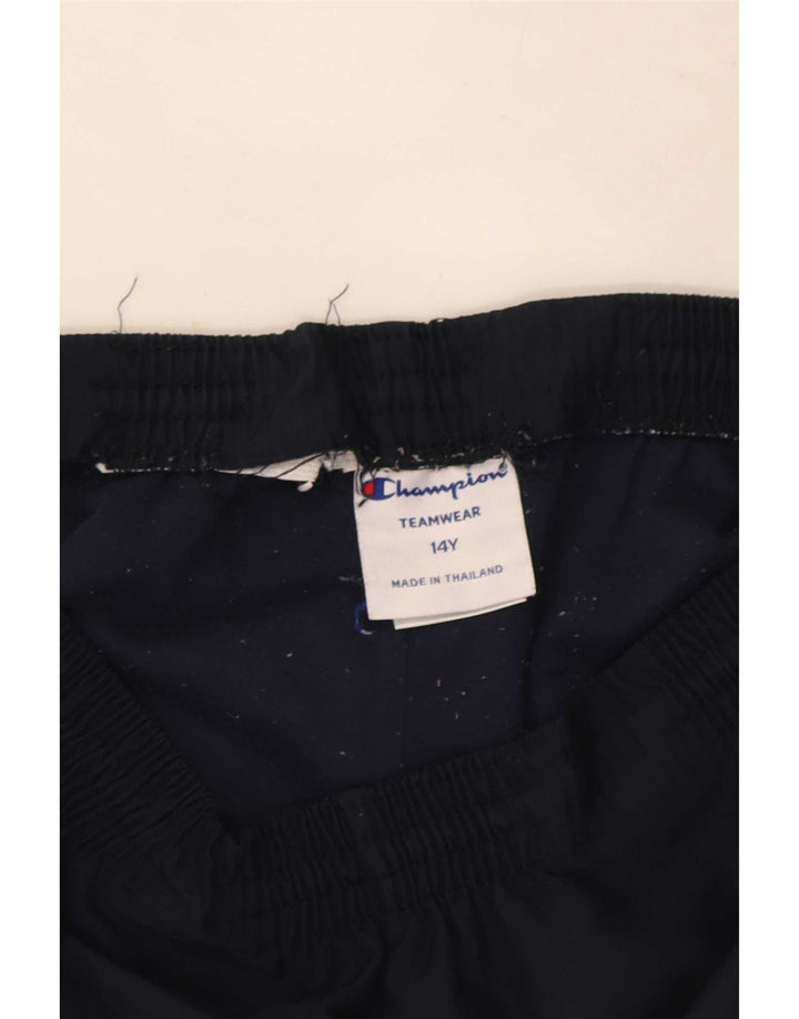 Champion Jungen-Trainingshose, 13–14 Jahre, marineblaues Polyester