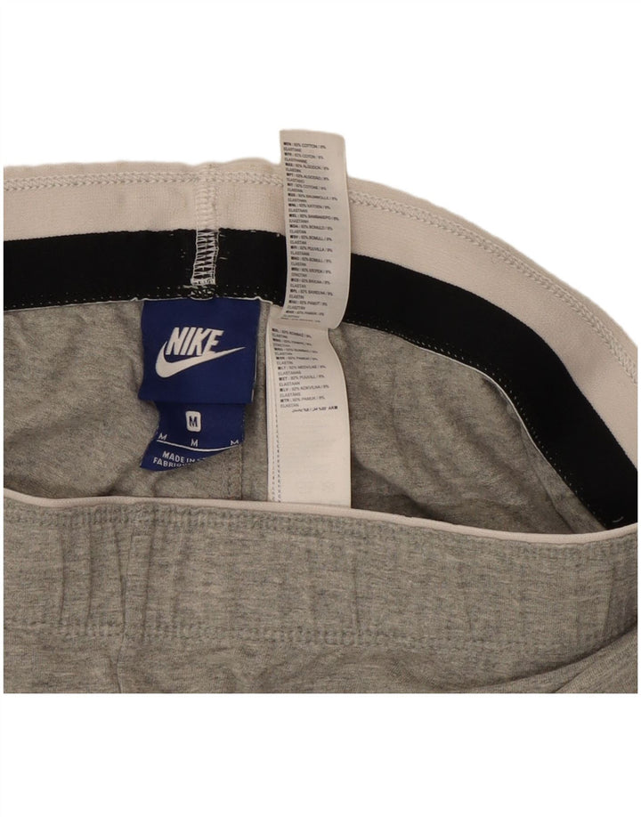 Nike Womens Graphic Leggings UK 12 Mittelgraue Baumwolle