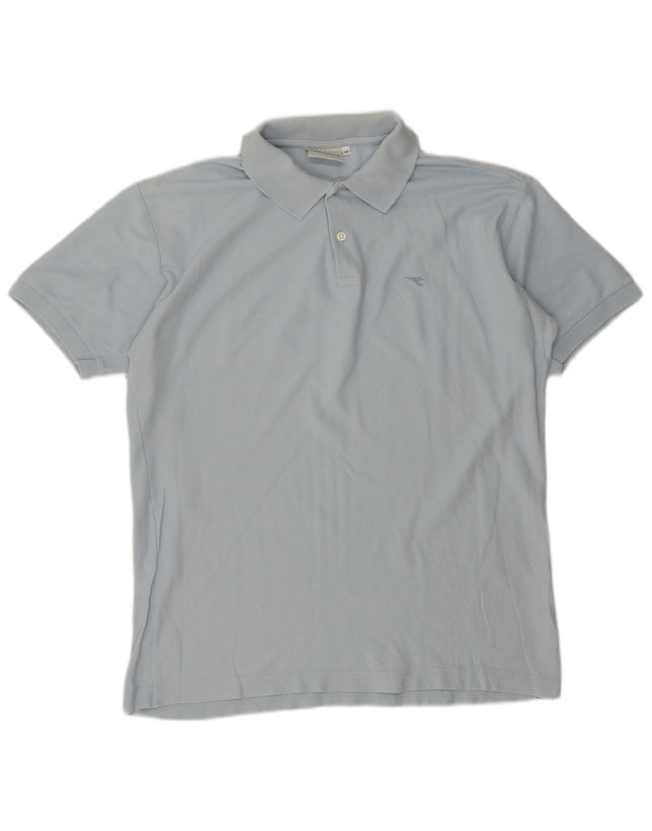 Diadora Herren Poloshirt IT 48 Mittelblau
