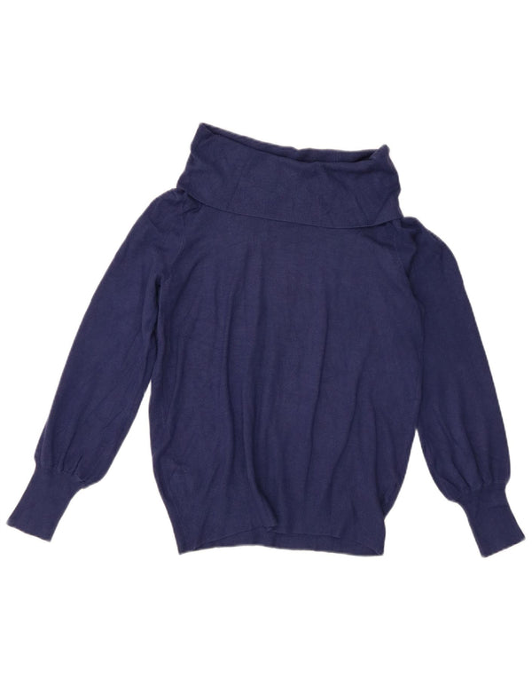Marks & Spencer Damen-Pullover mit Rollkragen, Gr. 12, mittleres Marineblau
