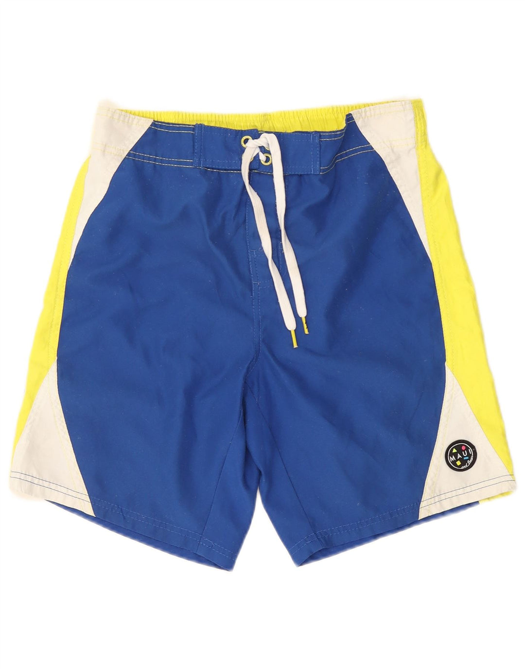 MAUI AND SONS Herren-Badeshorts mit Grafik, Mittelblau, Farbblock