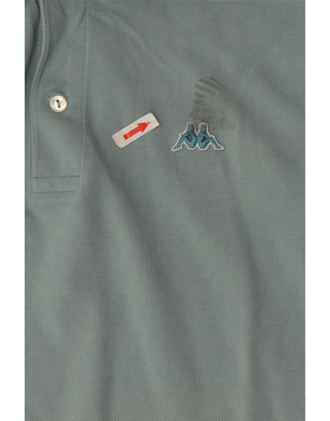 Kappa Herren-Poloshirt aus mittelblauer Baumwolle
