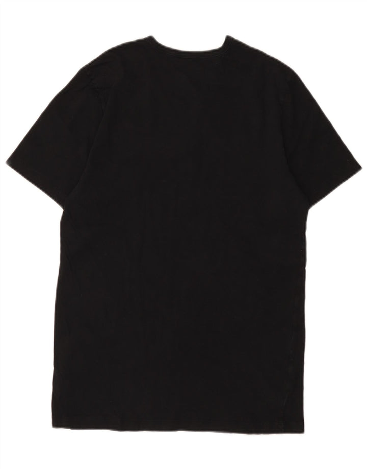 Hugo Boss Herren T-Shirt Top Small Schwarz Baumwolle