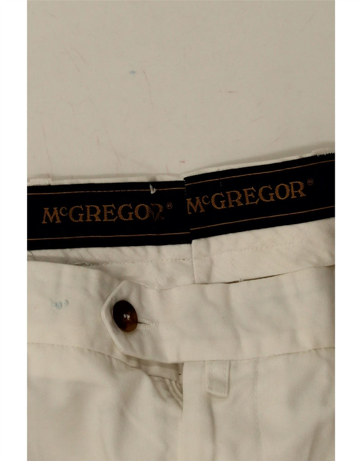 MC GREGOR Mens Chino Shorts W38 XL White Vintage MC Gregor and Second-Hand MC Gregor from Messina Hembry 