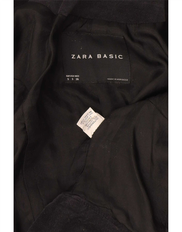 Zara Bolero-Jacke für Damen, Größe S, Größe S, Schwarz, Colourblock-Baumwolle
