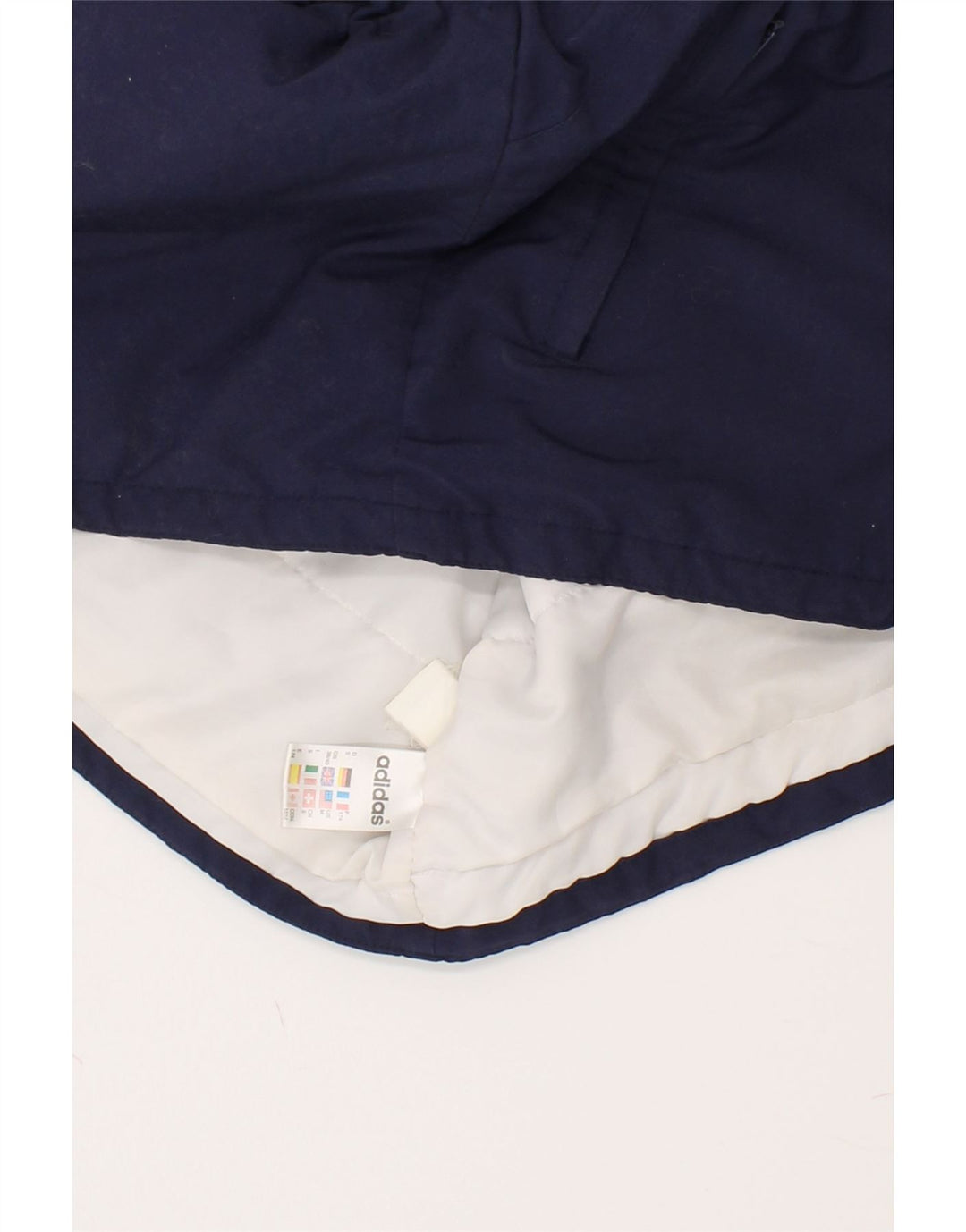 ADIDAS Herren-Windbreaker-Jacke, UK 38/40, mittleres Marineblau, Farbblock