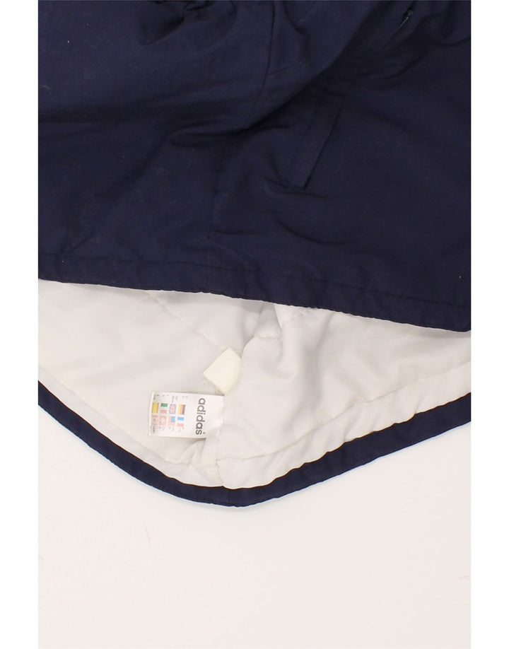 ADIDAS Herren-Windbreaker-Jacke, UK 38/40, mittleres Marineblau, Farbblock