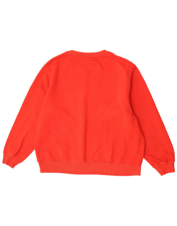 Marks & Spencer Damen-Sweatshirt mit Grafik-Übergröße, Gr. 14, Rot