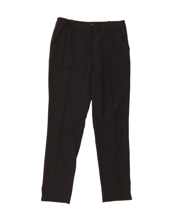 MASSIMO DUTTI Womens Slim Suit Trousers EU 38 Small W28 L30 Black Viscose Vintage Massimo Dutti and Second-Hand Massimo Dutti from Messina Hembry 
