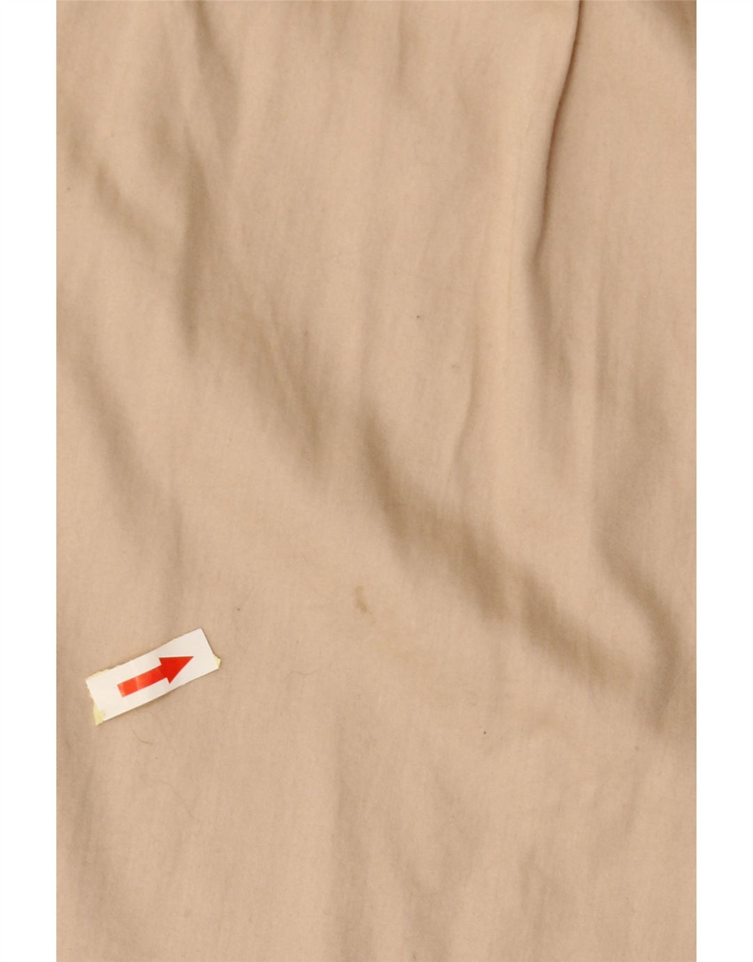 ZARA Damen Longline-Hemdbluse UK 16 Large Beige Baumwolle