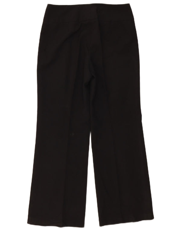 Marks & Spencer Damen Gerade Freizeithose UK 12 Medium W32 L30 Schwarz