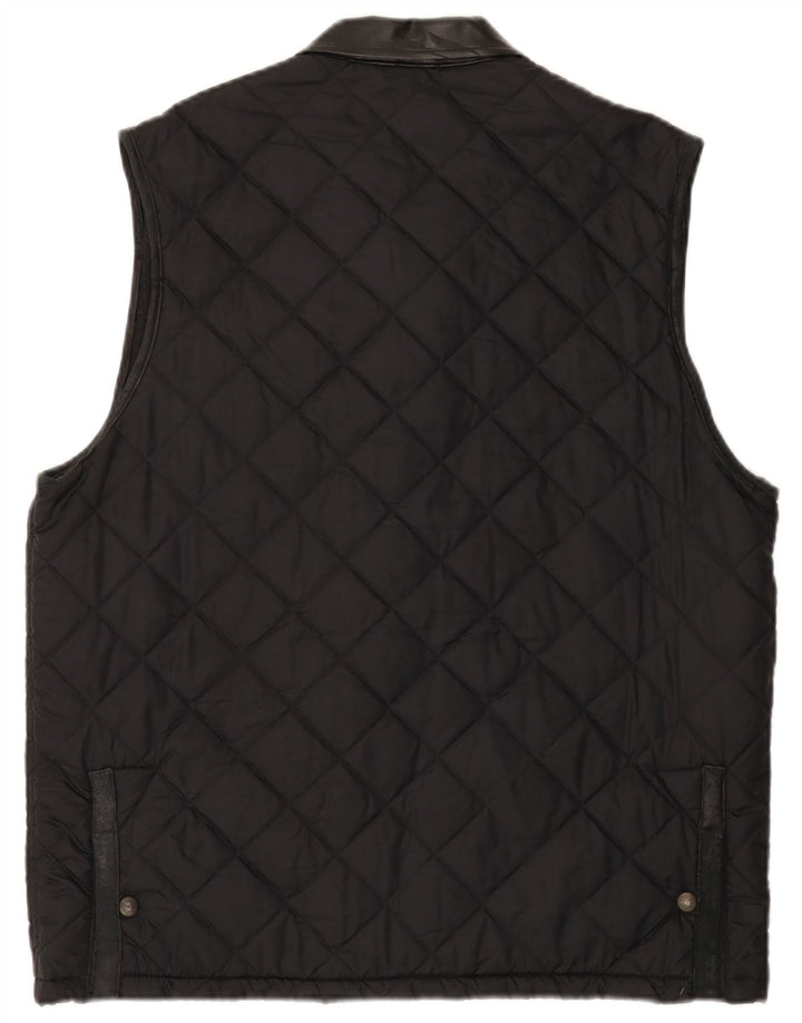 Cotton's Industries Herren Steppweste UK 38 Medium Schwarz