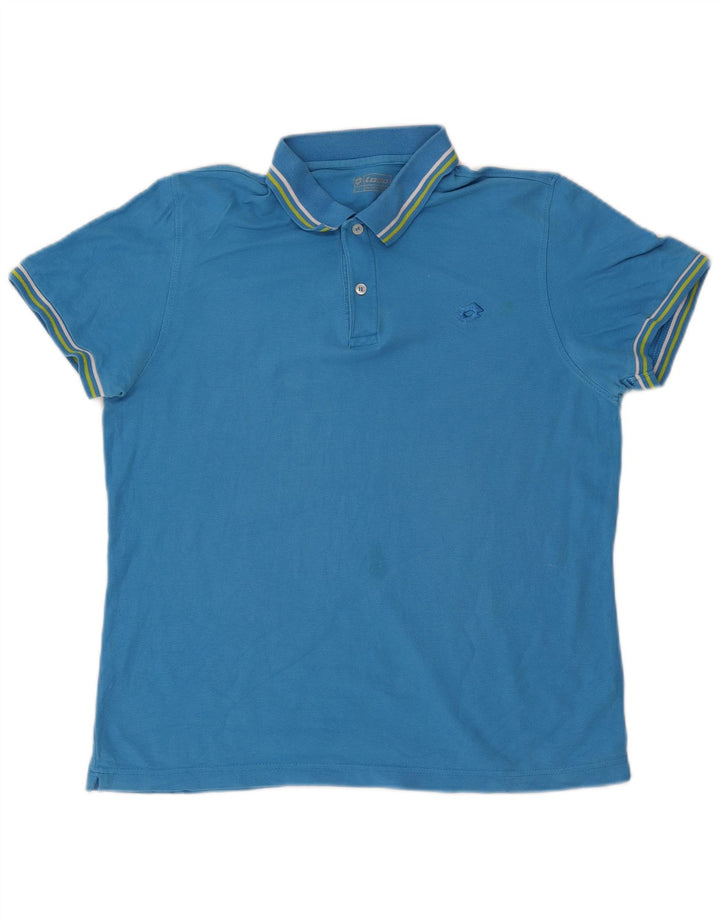 Lotto Herren-Poloshirt, groß, Blau