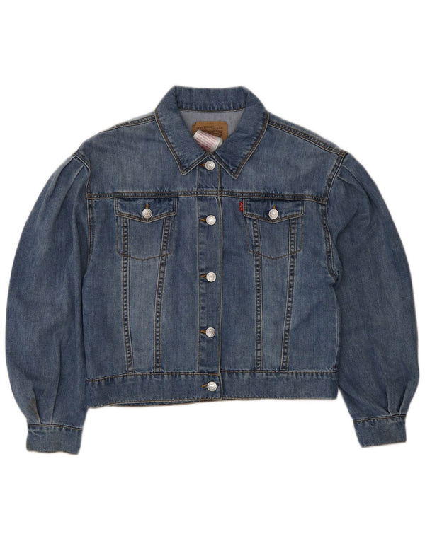 Levi's Jeansjacke für Mädchen, 13–14 Jahre, blaue Baumwolle