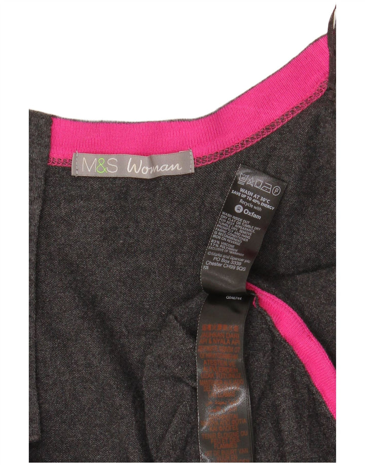 Marks & Spencer Damen Übergroßer Pullover mit U-Boot-Ausschnitt, UK 20 2XL Grau