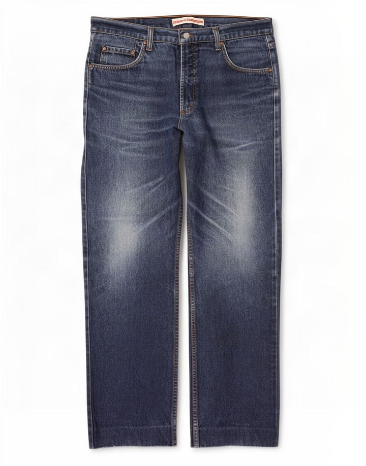 Carrera Herren 700 Straight Jeans W36 L31 Blau