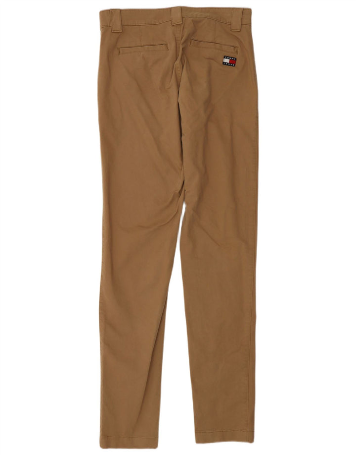 TOMMY HILFIGER Herren Slim Fit Chinohose W30 L34 Beige Baumwolle