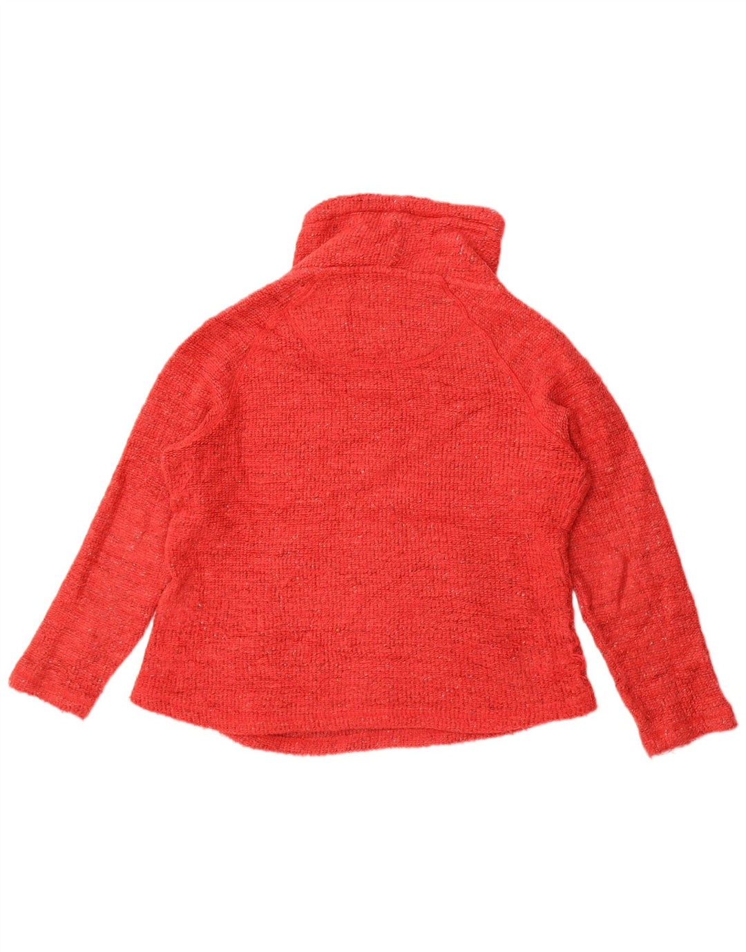 Weird Fish Damen-Übergroßer Pullover, Gr. 14, großes rot geflecktes Acryl