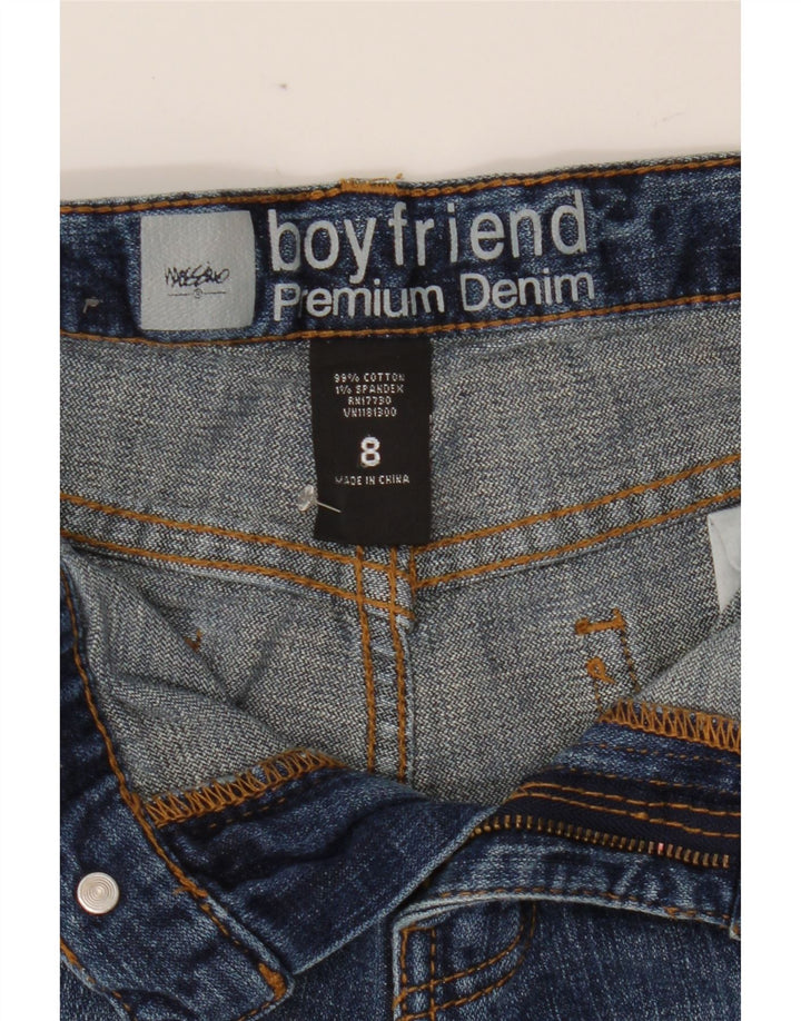 MOSSIMO Womens Boyfriend Denim Shorts US 8 Medium W30  Navy Blue Cotton Vintage Mossimo and Second-Hand Mossimo from Messina Hembry 