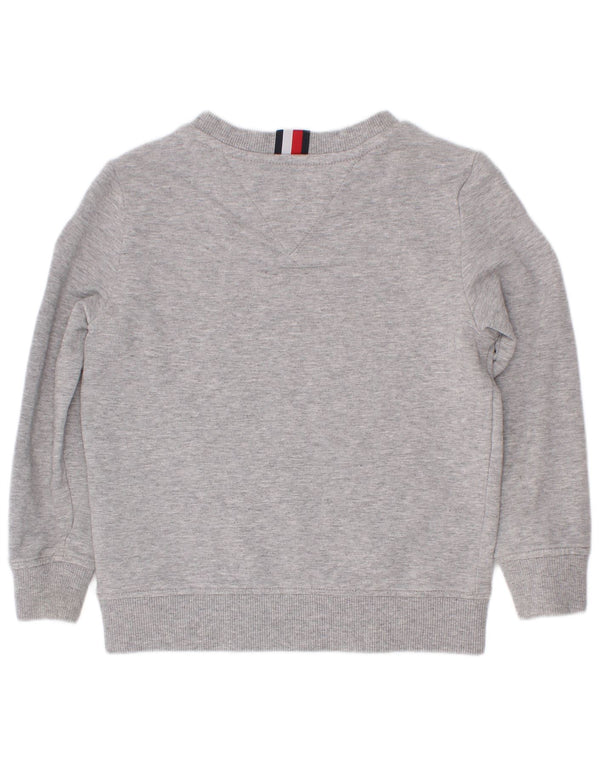 Tommy Hilfiger Grafik-Sweatshirt für Jungen, 3–4 Jahre, Grau, Farbblock