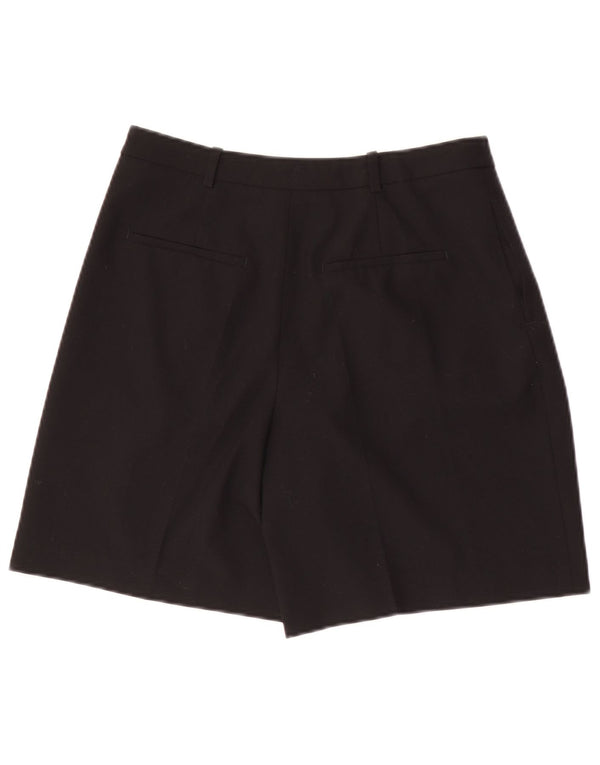 Zara Damen Chino-Shorts mit hoher Taille und Pegged, Größe S, W26, Schwarz