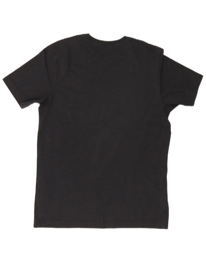 Jordan Herren Grafik-T-Shirt-Oberteil aus mittelschwarzer Baumwolle
