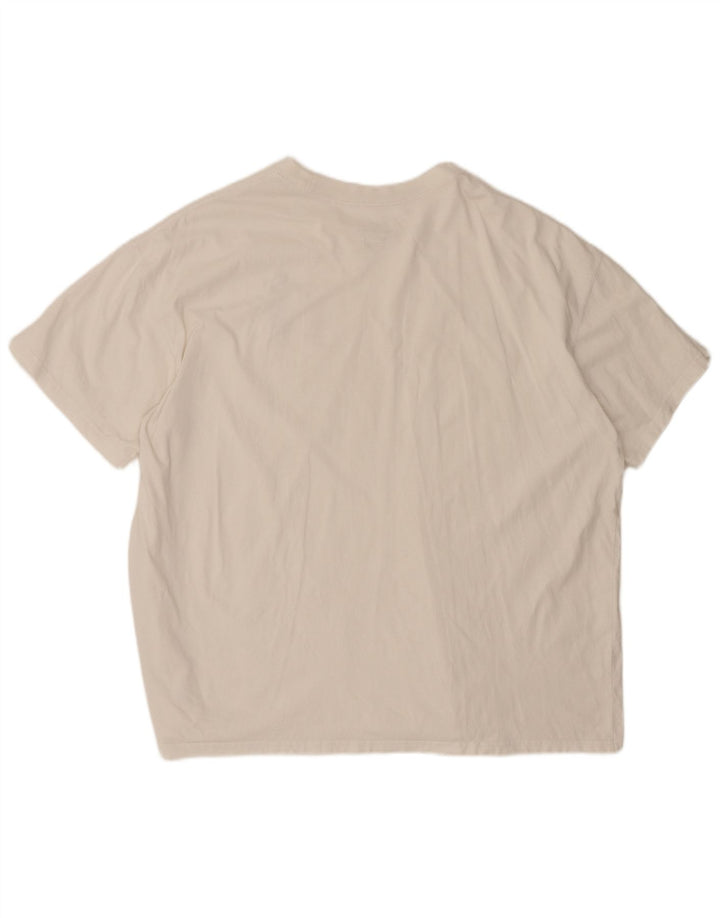 NIKE Mens T-Shirt Top 2XL White Cotton