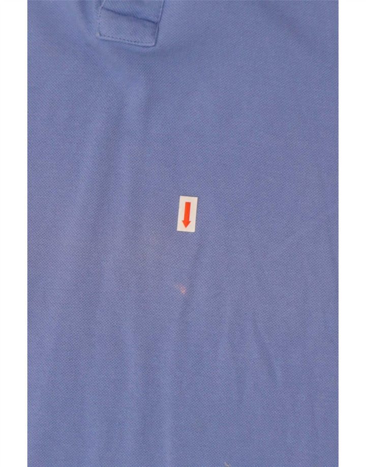 Murphy & Nye Herren-Poloshirt, große blaue Baumwolle