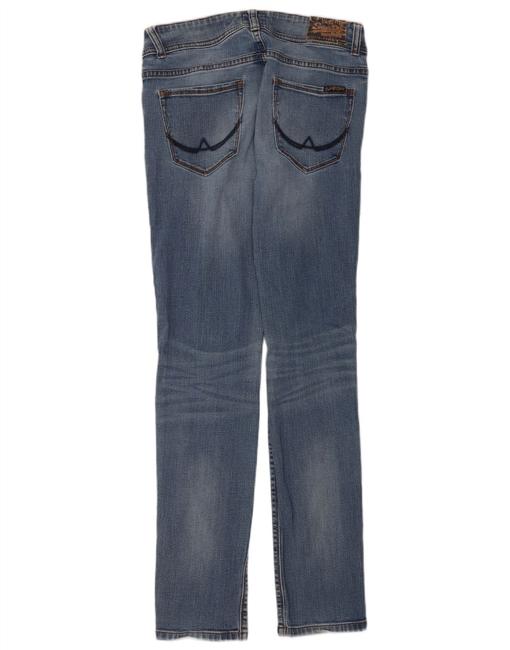 Superdry Damen Cigarette Slim Jeans W30 L32 Blau