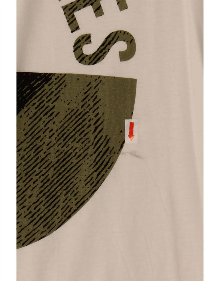 JACK & JONES Herren Core Graphic T-Shirt Top Small Weiß