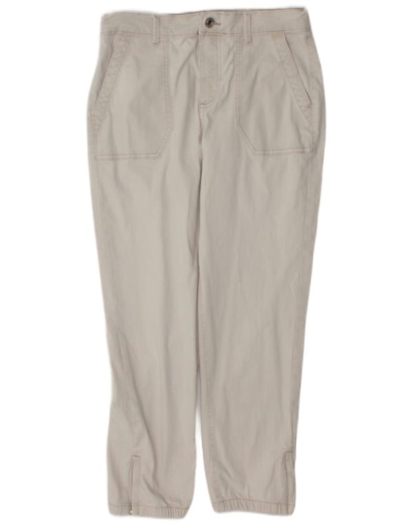 Marks & Spencer Damen Joggers Hose UK 12 Medium W32 L26 Beige Baumwolle