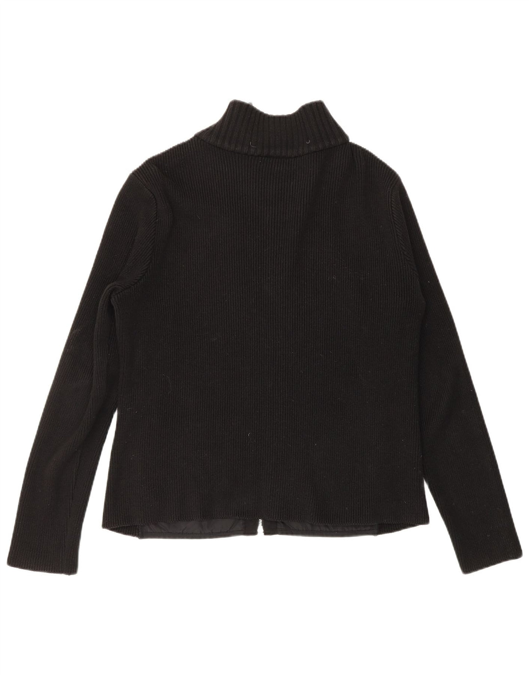 TOMMY HILFIGER Damen Strickjacke Pullover UK 10 Small Schwarz Polyester