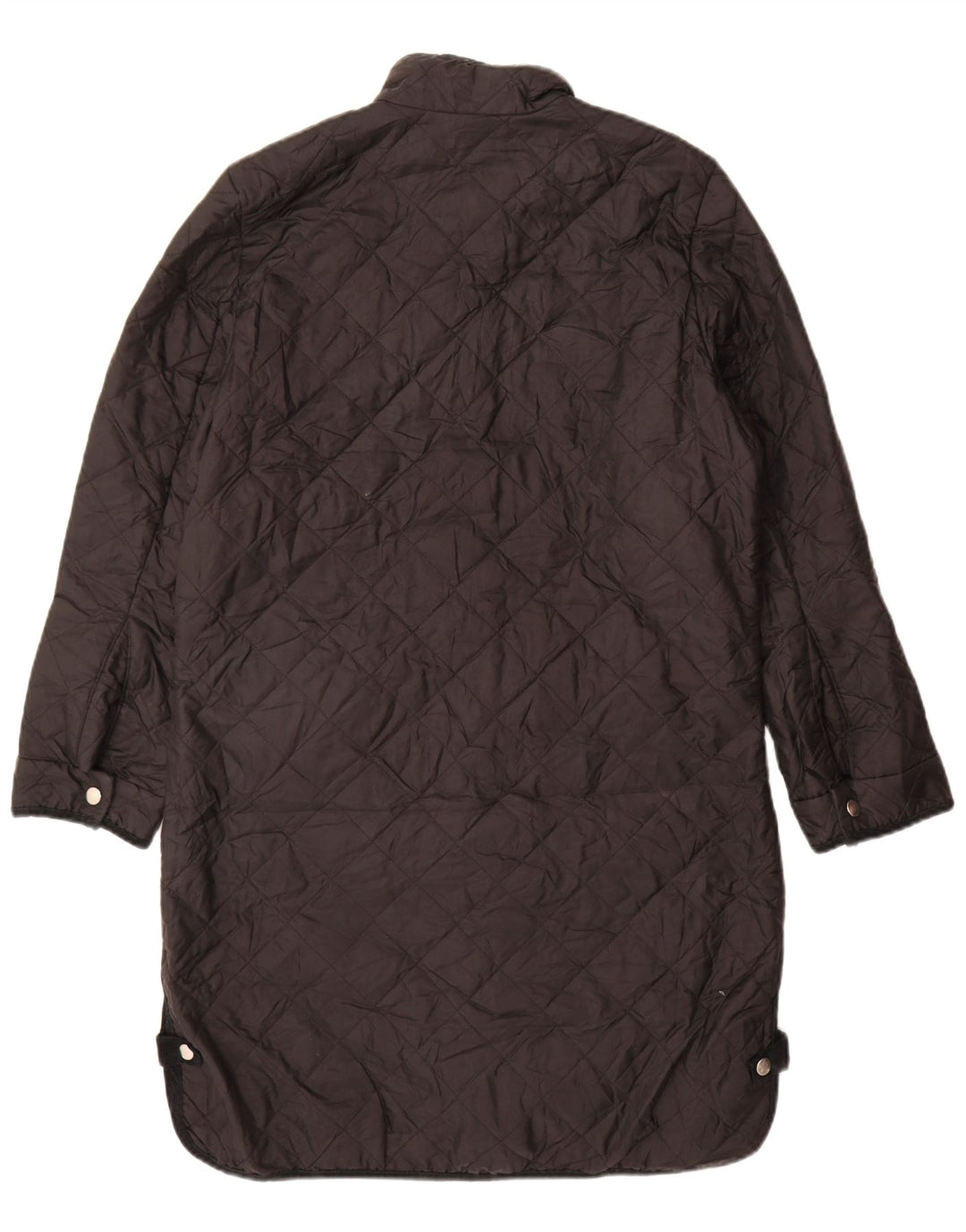 Marks & Spencer Damen Steppmantel UK 12 Medium Schwarz Polyamid