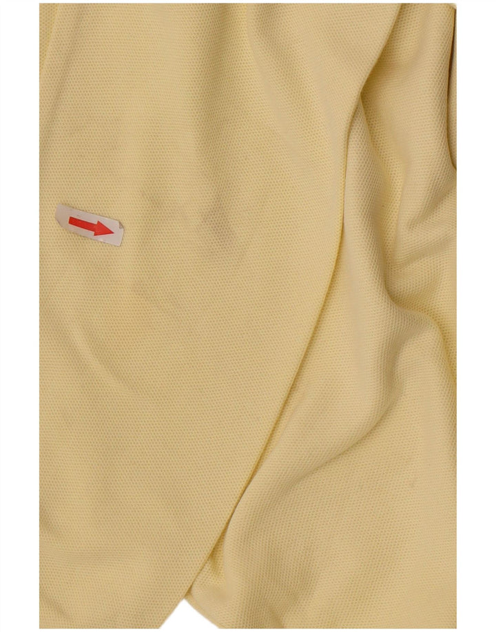 Fila Herren Langarm-Poloshirt IT 50 mittelgelbe Baumwolle